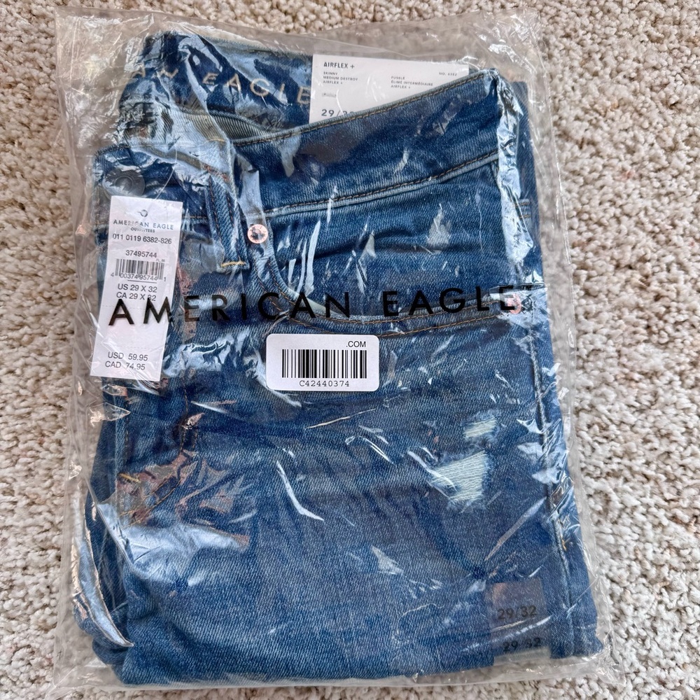American Eagle Outfitters Blue Skinny Jeans
